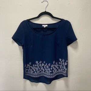 Floral Embroidered Blouse